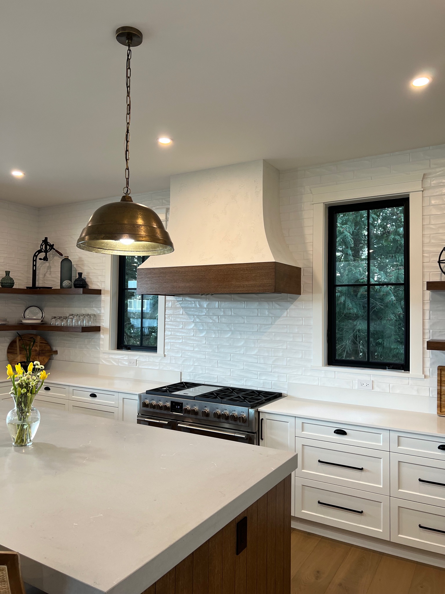 Matte Distress-pitted Rangehood