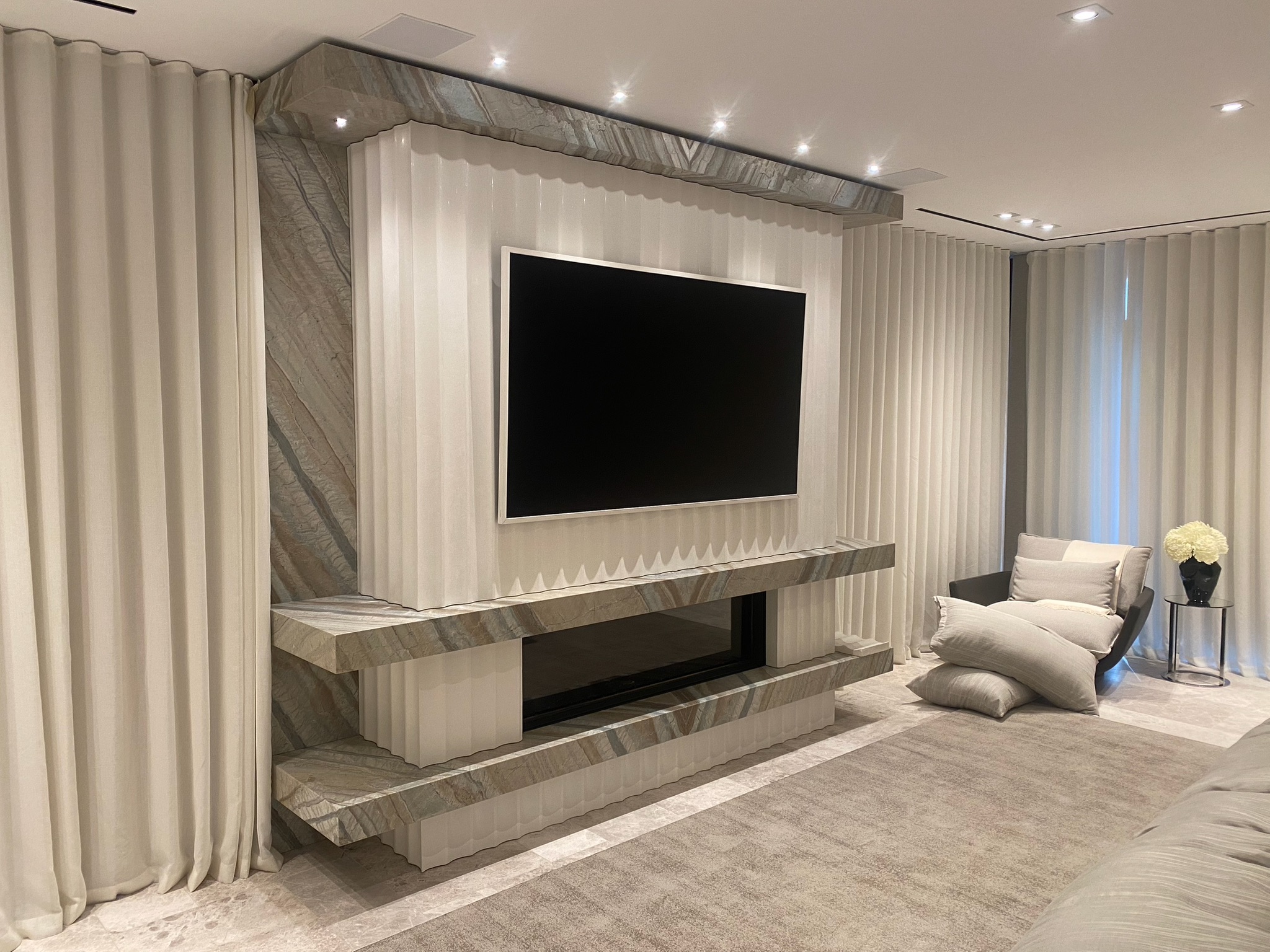 Fireplace Elegant Casting Plaster