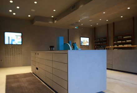 Aēsop Kitsilano 2072 West 4th Ave. “Venetian Plaster interior”